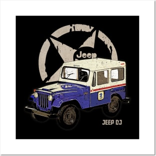 Jeep DJ JEEP White Star Posters and Art